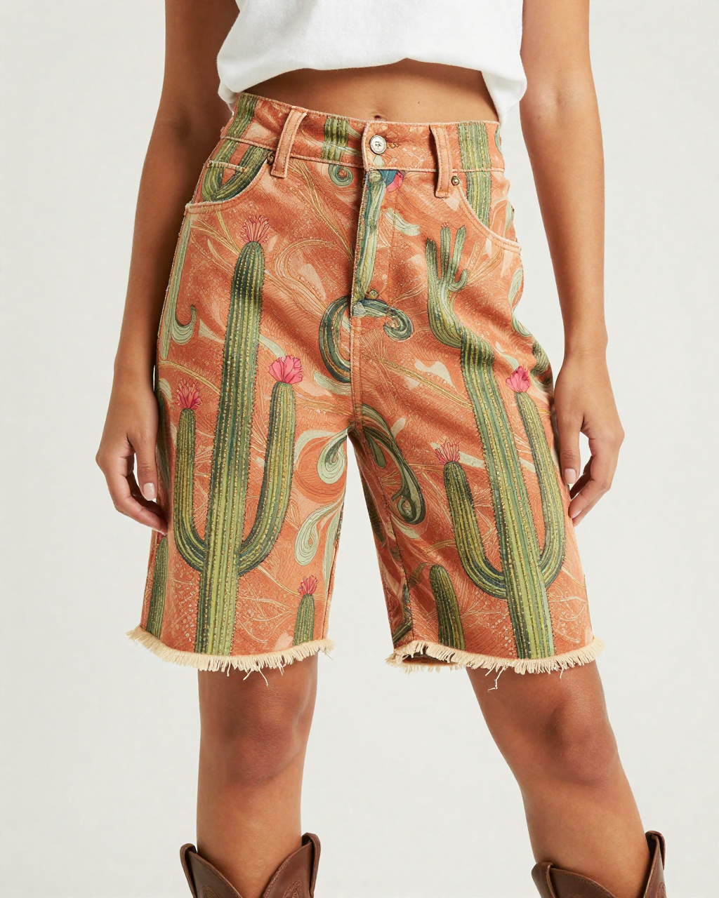 Cactus Whiplash RB-BOT08 – Front View – Jessie – Burnt Orange / Green