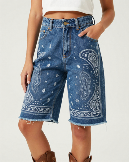Midnight Navy Bandana RB-BOT08 – Front View – Jessie – Navy / White
