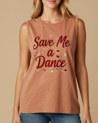 Save Me a Dance RB-TOP13 – Front View – Riley – Washed Brown