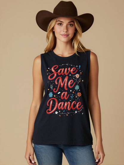 Save Me a Dance RB-TOP13 – Front View – Riley – Washed Black