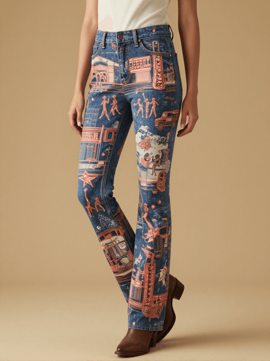Honky Tonk Highway Bootcut Jeans – Front View – Jessie