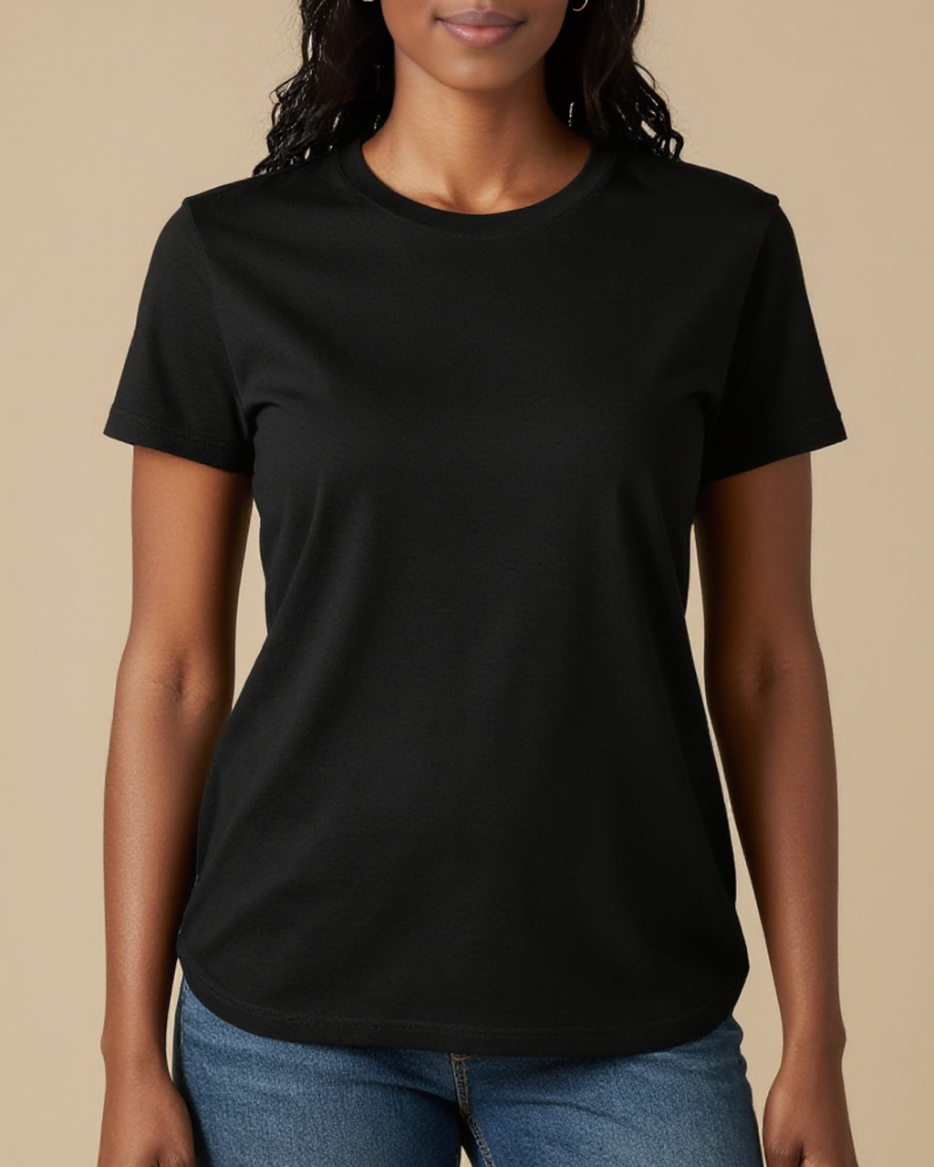 Rodeo Ready Washed Tee – Front View – Amara