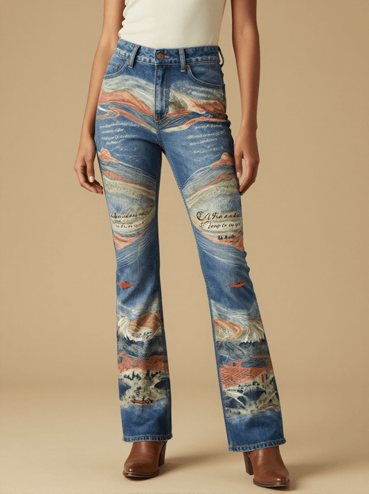Shenandoah Bootcut Jeans – Front View – Jessie