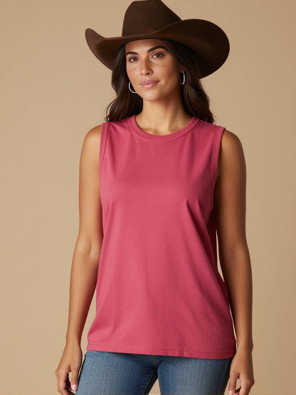 Unbridled RB-TOP13 – Front View – Jessie – Washed Rose