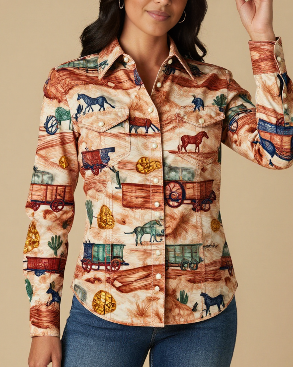 Oatman Burros RB-TOP12 – Front View – Mara
