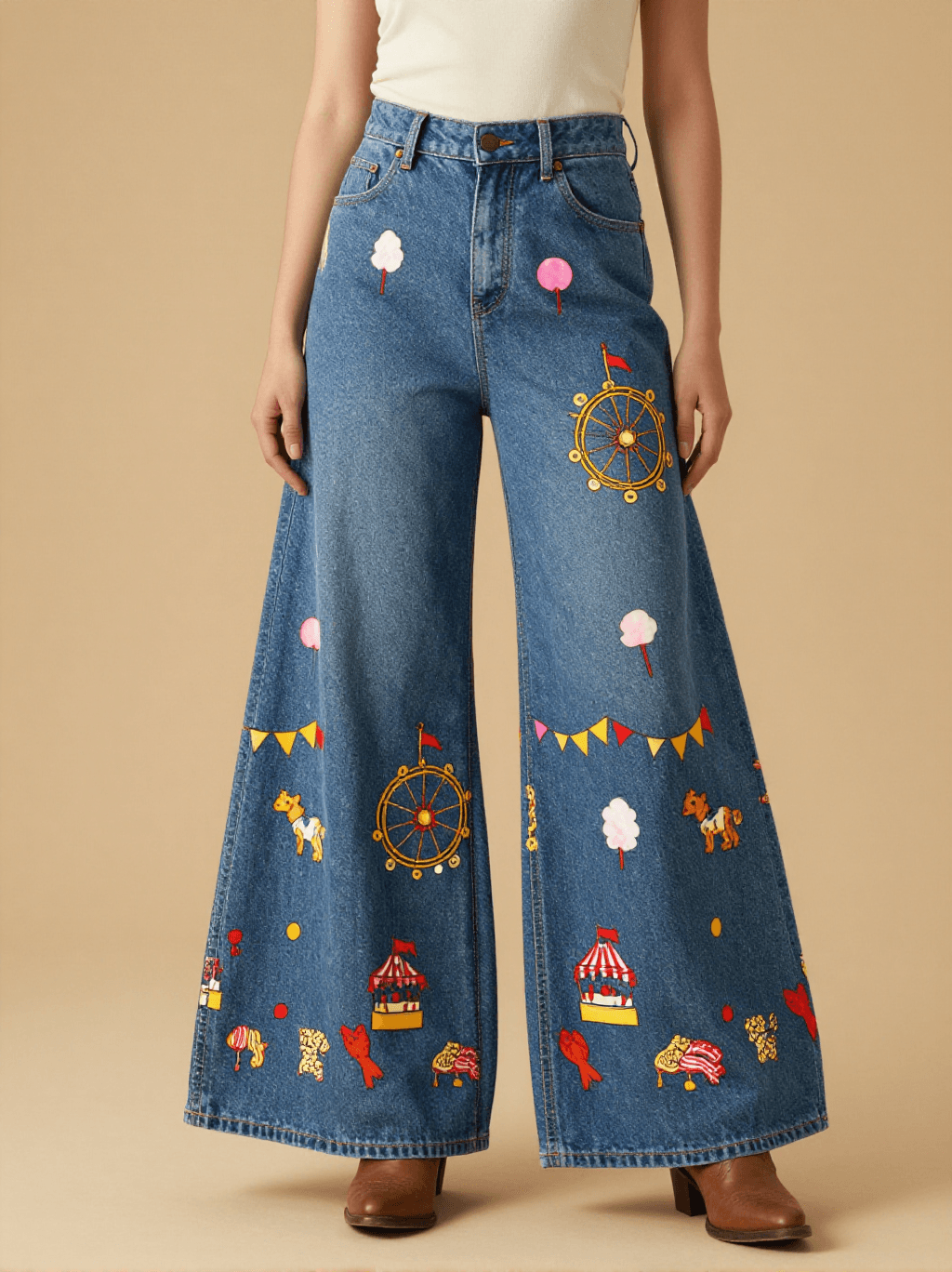 County Fair Day RB-BOT05 – Front View – Mara – Blue Denim