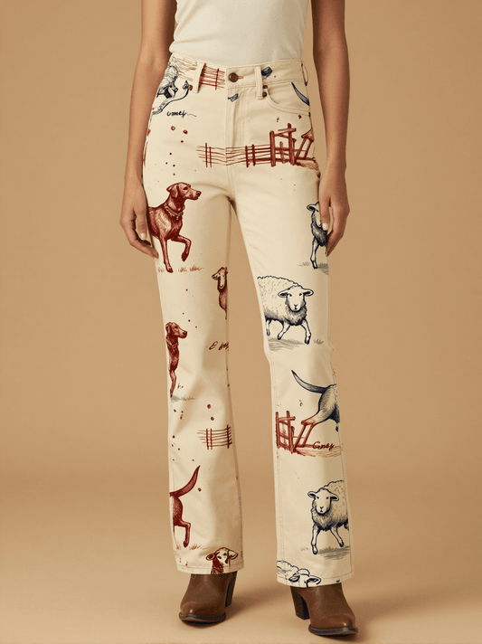 Ranch Dog Roundup Bootcut Jeans – Front View – Jessie