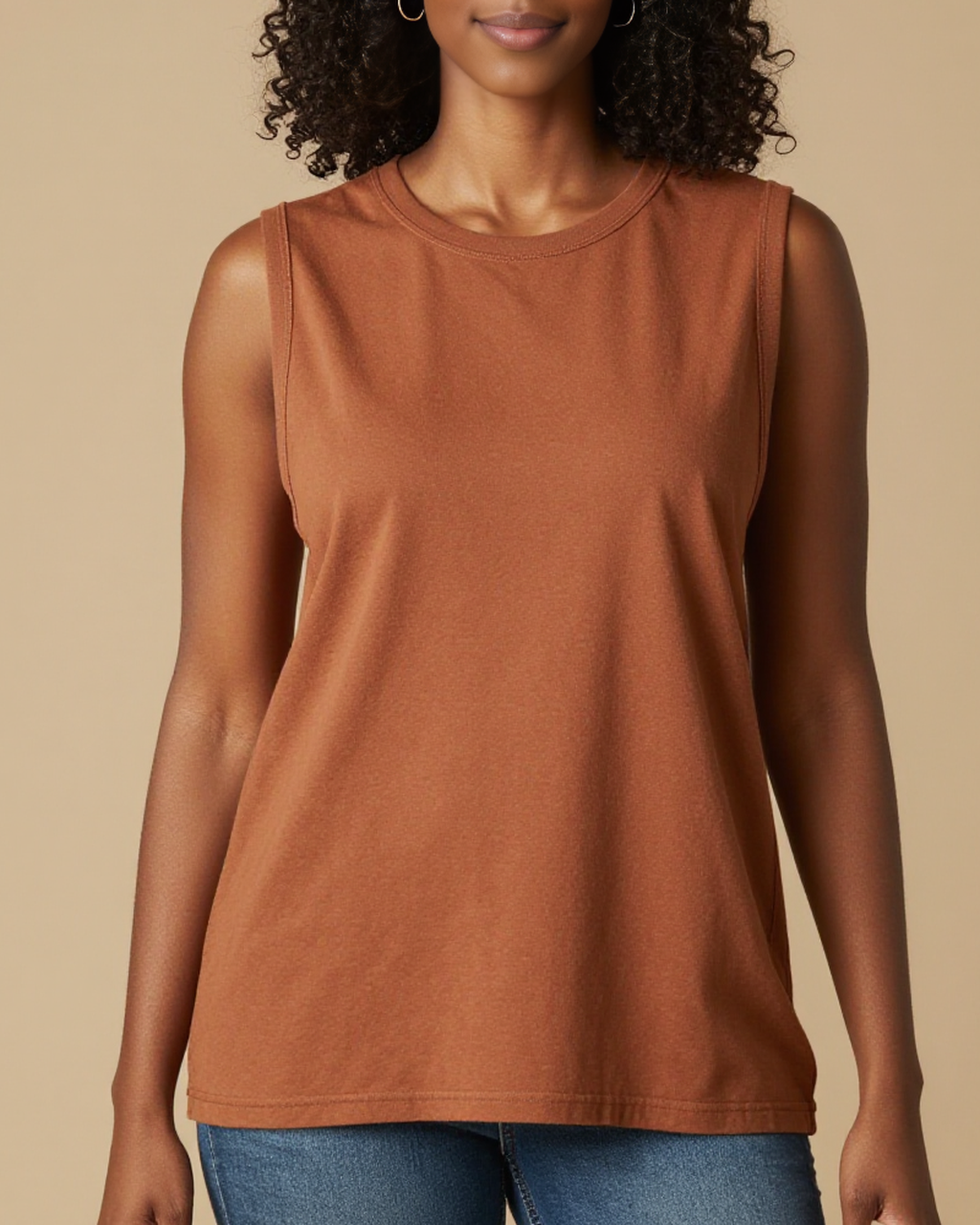 Fixin' To RB-TOP13 – Front View – Amara – Washed Brown