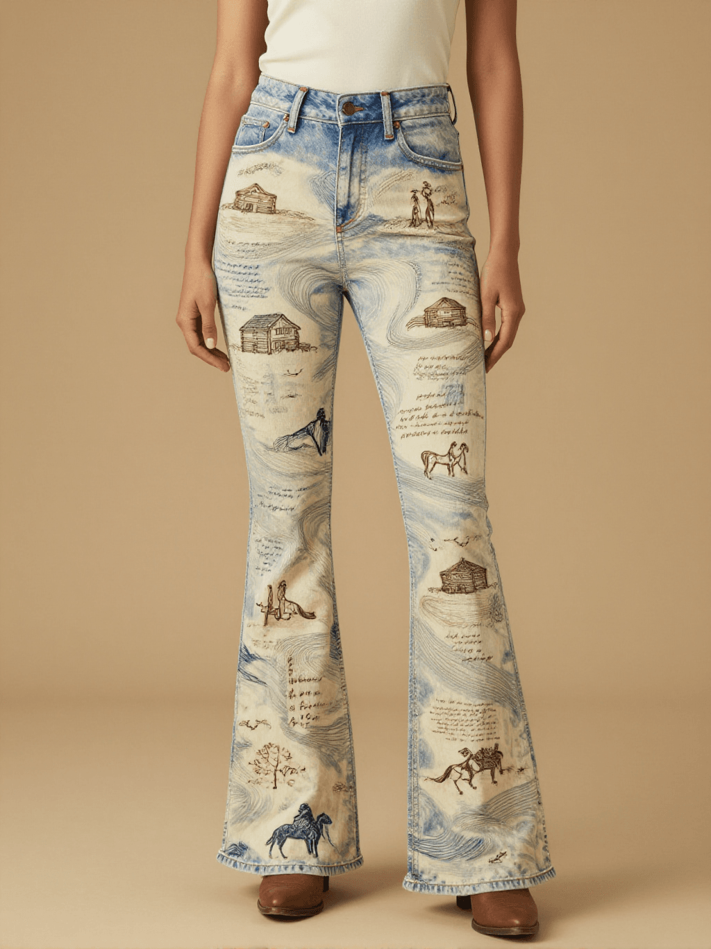 Red River Valley RB-BOT04 – Front View – Jessie – Indigo