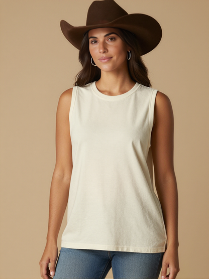 Unbridled RB-TOP13 – Front View – Jessie – Washed White