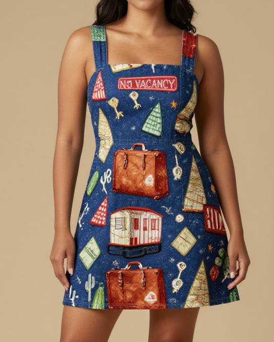 Cozy Cone Structured Mini Dress – Front View – Mara