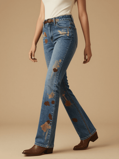 Roan's Mark Bootcut Jeans – Front View – Jessie