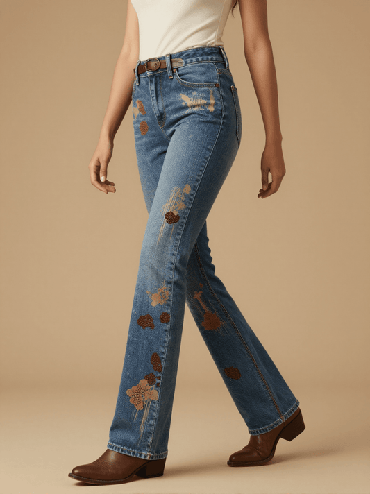 Roan's Mark Bootcut Jeans – Front View – Jessie