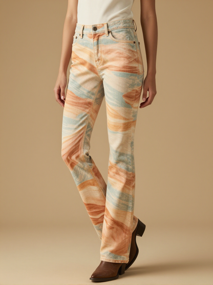 Slot Canyon Bootcut Jeans – Front View – Riley