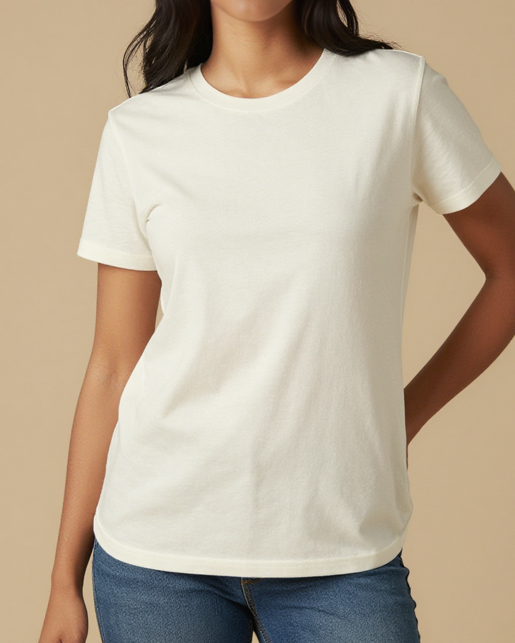 Dust Settles, I Don't Washed Tee – Front View – Mara – white