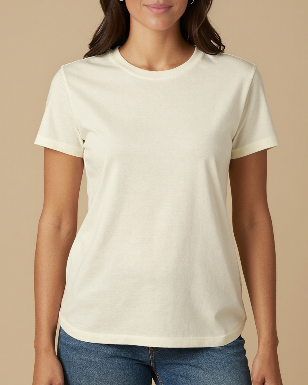 Founding Mothers Washed Tee – Front View – Jessie – white
