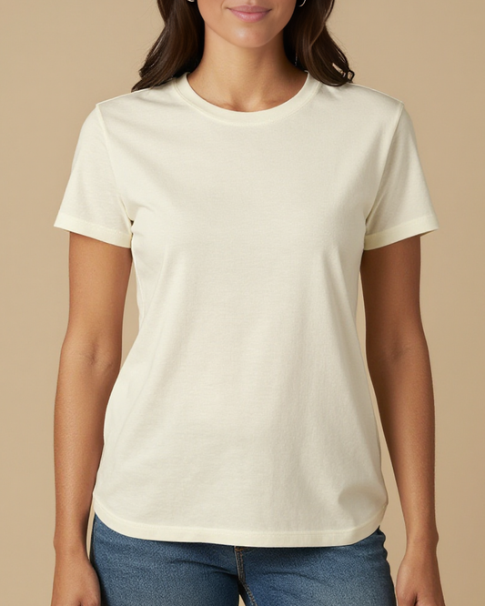Founding Mothers Washed Tee – Front View – Jessie – white
