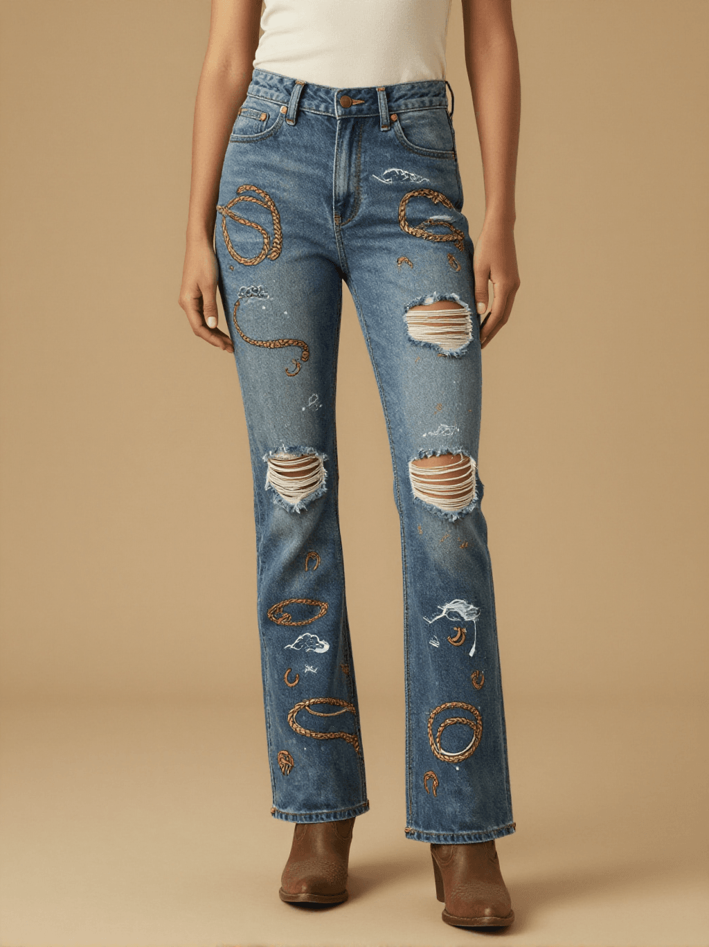 Lasso Loop Trail RB-BOT17 – Front View – Jessie – Indigo