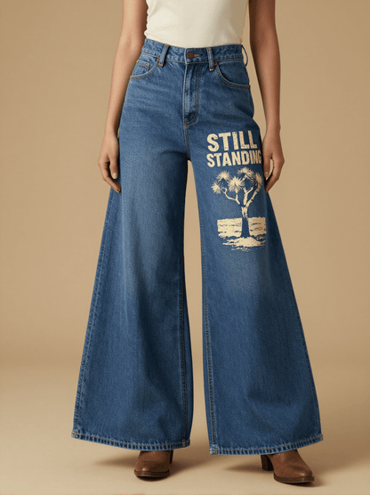 Still Standing__Blue RB-BOT05 – Front View – Mara – Blue Denim