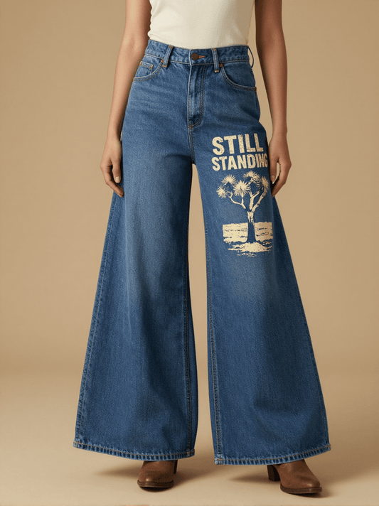 Still Standing__Blue RB-BOT05 – Front View – Mara – Blue Denim
