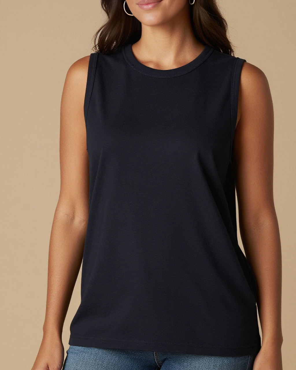 Unbridled RB-TOP13 – Front View – Jessie – Washed Black